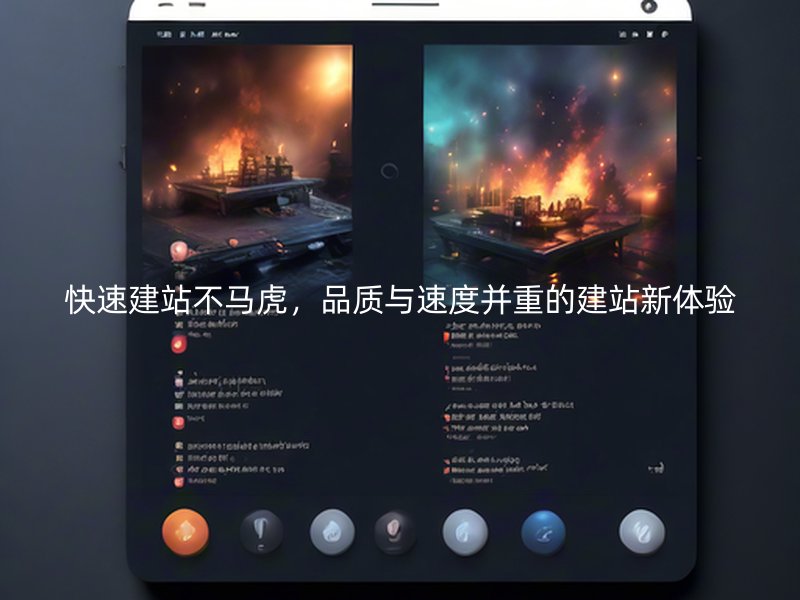 快速建站不马虎，品质与速度并重的建站新体验
